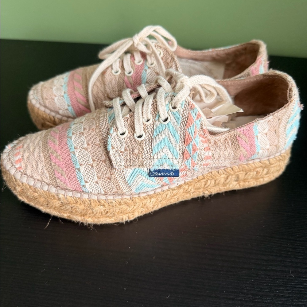 Mossimo Supply Co. Women's Pink and Blue Espadrilles